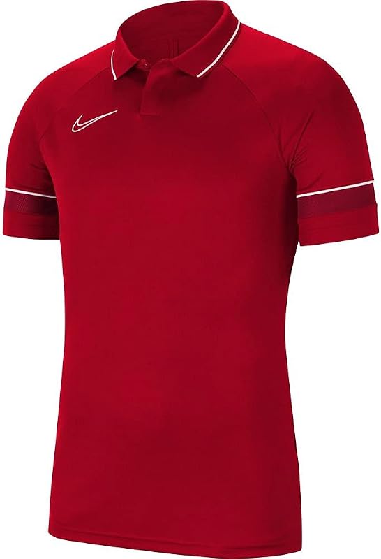Mixte enfant Academy 21 Chemise Polo, Rouge/Blanc/Rouge, XS EU