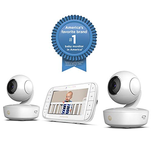 motorola MBP36XL2 Portable Video Baby Monitor, 5inch Color Screen, 2