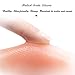 Adhesive Bra, Breast Lift Tape Silicone Breast Pasties Nippleless Covers Flower (Pink)