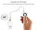 Ipod shuffle Cable, Vention 3.5mm Jack to USB 2.0 Charger Data Cable M/M Audio Headphone Adapter Cord for Apple ipod shuffle 3rd 4th 5th 6th 7th 1.6ft (0.5m)