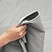 Empyrean Light Grey Extra Deep Pocket Fitted Sheet Queen, Hotel Luxury Queen Fitted Sheet Only Easily Fits 18 to 24 Inch Mattress, Super Soft, Wrinkle-Free Bottom Sheets with Corner Straps