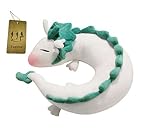 Evalent Anime Cute White Dragon Doll Plush Toy Japanese Animation Pillow Neck U-Shape White