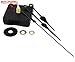 Bjerg Instruments 5 Pack Bulk Clock Parts with Replacement Movement Mechanism and Hands for 9 or 10 inch Clock (Traditional)
