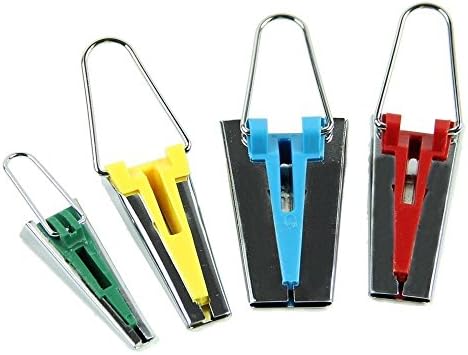LANYUER Fabric Bias Tape Maker Tool for Sewing Multi-Colour Set of 4