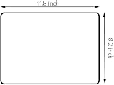 DumanAsen Double Sided Dry Erase Whiteboard 12x8 Inch with Pens Eraser Black view 2