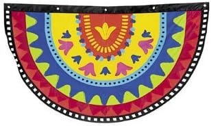 Fun Express Fiesta Bunting for Cinco de Mayo - Home Decor - Outdoor
