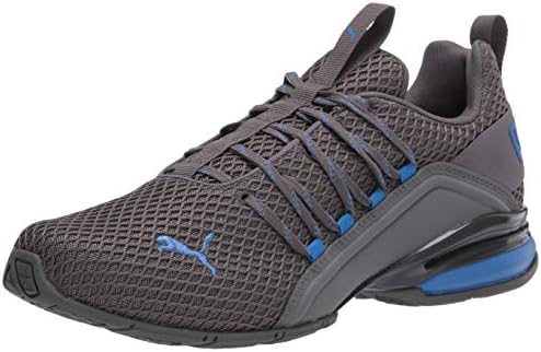 PUMA Mens Axelion Cross Trainer, SPARK CASTLEROCK-Palace Blue, 47
