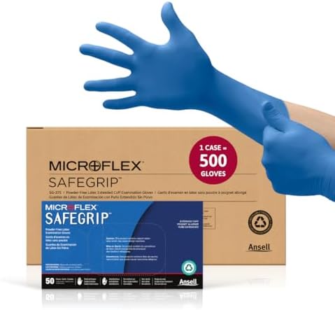 Amazon.com: Ansell MICROFLEX ​Diamond Grip MF-300 Exam Standard