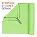 Relefree Microfiber Towels (2 Packs), Quick-Drying-Super Absorbent-Ultra-Compact, Quick-Drying Towels for Yoga and Gym, Travel, Hiking, Camping, Sports and Beach Backpacks (Green)