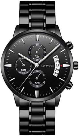 2019 Summer Deals ! Men Luxury Casual Watch Quartz Stainless Steel Waterproof Calendar Watch Wrist Watch for Men Under 10