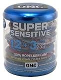 One Condoms Super Sensitive Latex 12Pcs
