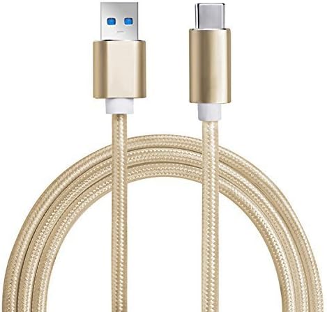 USB Type C Cable, Y&amp;Z Type C 3.1 to USB Type A 3.0 Super Speed USB-C to USB 3.0 Cable with Braided (3.3ft) - Gold