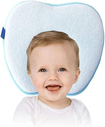 Baby Pillow for Plagiocephaly | Avoid baby flat head | Memory Foam Pillow for your newborn baby | Toddler Pillow prevents flat-head syndrome and positional plagiocephaly | 100% GUARANTEE and FREE DELIVERY
