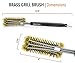 BBQ Butler Brass Triple-Headed Grill Brush - Large Barbecue Brush - Great for All Grill Grates