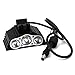 Solarstorm® X3 Cree XML U2 3 LED Rechargeable Waterproof 6600lm Black Bicycle Bike Light Flashlight Torch Light Suitable for Most Indoor Outdoor Activities Like Camping, Fishing, Hiking, Map Reading, Night Fishing, Night Flying, Sailing, Caving and Hunting + 1x Free 5 LED Tail Light with Install Holder+free Charger Battery