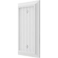 Amerelle 279BW Cottage Wallplate, 1 Blank, Composite Wood, White, 1-Pack