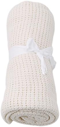 OrliverHL Soft Cotton Blanket Stroller Cover Breathable Warm Baby Car Seat Cover ,Beige