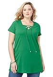 Roamans Women's Plus Size Deep Pocket Tunic