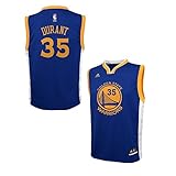 Kevin Durant Golden State Warriors NBA Youth Adidas Replica Blue Jersey, X-Large (18-20)