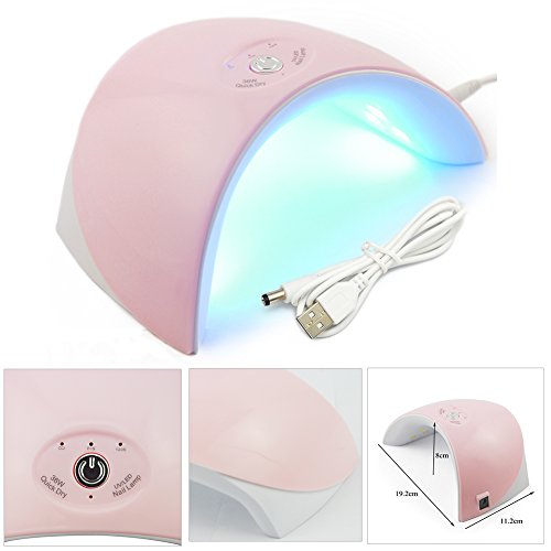 Coscelia 6 Colors Gel Nail Polish Starter Kit 36W Pink LED Nail Dryer lamp Base Top Coat Manicure Tools Nail Art Designs