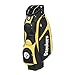 Wilson NFL Pittsburgh Steelers Cart Golf Bag, Black/Gold, One Size