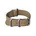 Ritche 2pc 18mm Watch Band with 1.5mm Thickness Quality Nylon Nato Straps and Heavy Duty Brushed Buckle (ArmyGreen/Khaki) …