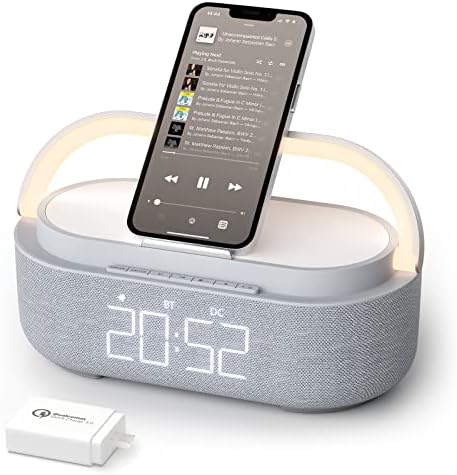 Night Light Bluetooth Speaker And Wireless Charger COLSUR