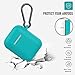 Coffea Protective Silicone Case with Keychain for Apple AirPods 2 (Turquoise Blue)