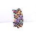 Qitian 6mm Agate Beads Necklace Bracelet Multicolor Handmade Strand Long Necklace for Women 47''
