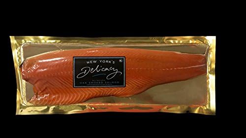 15.8 Lbs. Most Awarded Whole Smoked Salmon Fillets, Non-Sliced, On Skin (4 Fillets)