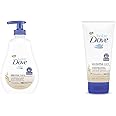 Baby Dove Derma Care Soothing Wash 13 oz and Soothing Cream 5.1 oz Eczema Care Set for Sensitive Skin