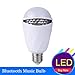 LK&smart Bluetooth Smart LED Bulb, Speaker Bulb, APP Controlled Dimmable Multicolored Lights