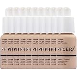 Phoera Full Coverage Foundation – Soft Matte, 30 Ml, ölfrei, Lang Anhaltend (103 Warm Peach)