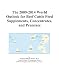 The 2009-2014 World Outlook for Beef Cattle Feed Supplements, Concentrates, and Premixes - Icon Group