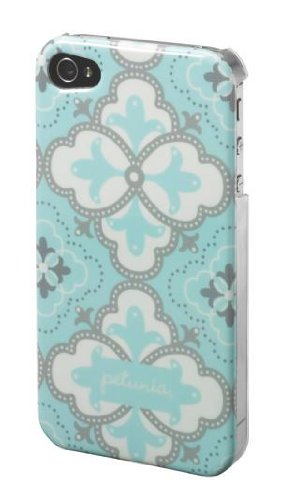 Petunia Pickle Bottom Adorn Case For iPhone 4/4S-Classically Crete, Blue