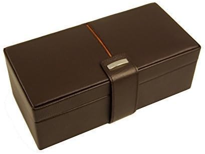 Dulwich Brown Orange Park Lane Watch Cufflink Box