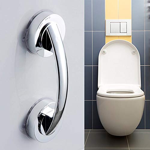 JISETY Sucker Handrail Home Door Bath Safety Handle Suction Cup Grab Bathroom Grip Tub Shower Bar Rail Portable - Thumbnail 3