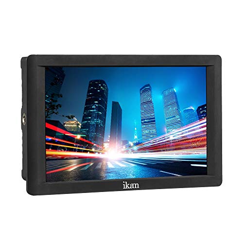 Ikan DH7 7" 4K Signal Support 1920x1200 HDMI On -Camera Field Monitor for Canon LP-E6 and Sony L (Black) (Certified Refurbished)