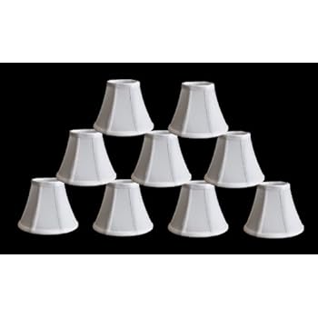 Bell Set Of 9 3 X 6 X 5 Urbanest Faux Leather Mini Chandelier Lamp Shades