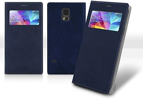 iPhone6s / 6 View Case, Apple iphone 6 / 6s, 4.7 inch Soft Leather Flip Cover, 9 Colors - Retail Packaging (Navy)