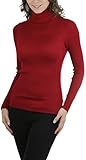 ToBeInStyle Women's Stretchy Line Design Turtleneck Sweater