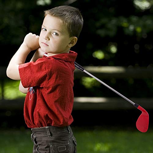 Liberry Kids Golf Clubs Set, Golf Toy with Golf Bag, 3 Adjustable Golf Clubs, 2 Practice Holes