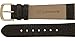 Mens Lizard Grain Watchband Black 18mm Watch Band - by JP Leatherworks