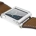 SQdeal Collection iPod Nano 6th Gen Wrist Strap Watch Band Case w/ Adjustable length Function, with Touch Pen (Brown leather bracelet)