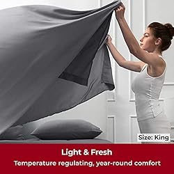 Mellanni King Size Sheet Set - 4 PC Iconic