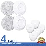 Wall Guard For Pressure Gates - 4 Pack - Wall Guard Pads For Baby Gate - Wall Guard Pads for Baby or Pets - BONUS 5 Electrical Outlet Covers Plug - Electric Socket Covers