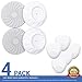 Wall Guard For Pressure Gates - 4 Pack - Wall Guard Pads For Baby Gate - Wall Guard Pads for Baby or Pets - BONUS 5 Electrical Outlet Covers Plug - Electric Socket Covers