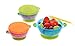 Smart Sprout Baby Bowls – Stay Put Suction Bowls Set with Snap Tight Lids - BPA Free, Lead Free, Phthalate Free - Stackable for Easy Storage – Microwave, Dishwasher and Freezer Safe