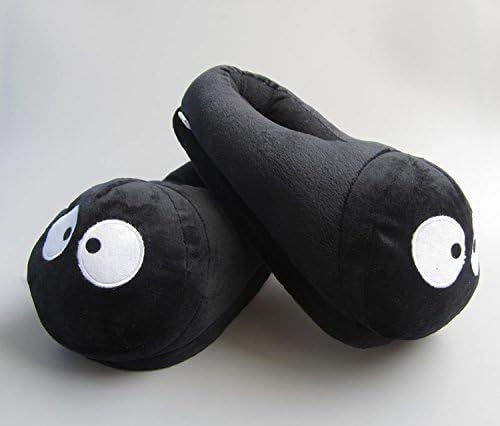My Neighbor Totoro Ghibli Dust Bunny Adult Anime Cartoon Plush Indoor Bedroom Winter Warm Slipper