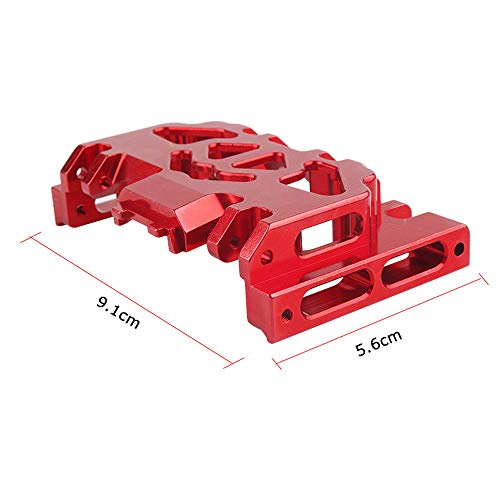 TRX-4 82056-4 Wave Box Chassis Cobweb Structural Hollowing Dissipate Heat Piece Wave Box Chassis fit Vehicles & Remote Control Toys (red) - Thumbnail 5